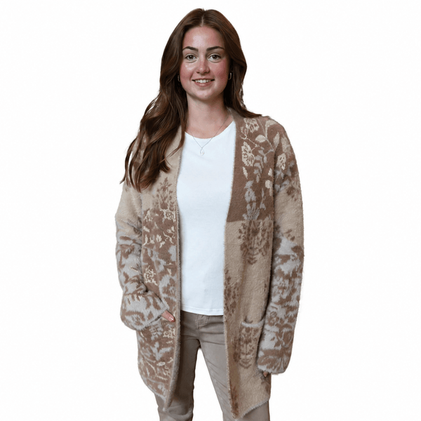 Mercy Wide Sleeve Cardigan With Patch Pocket