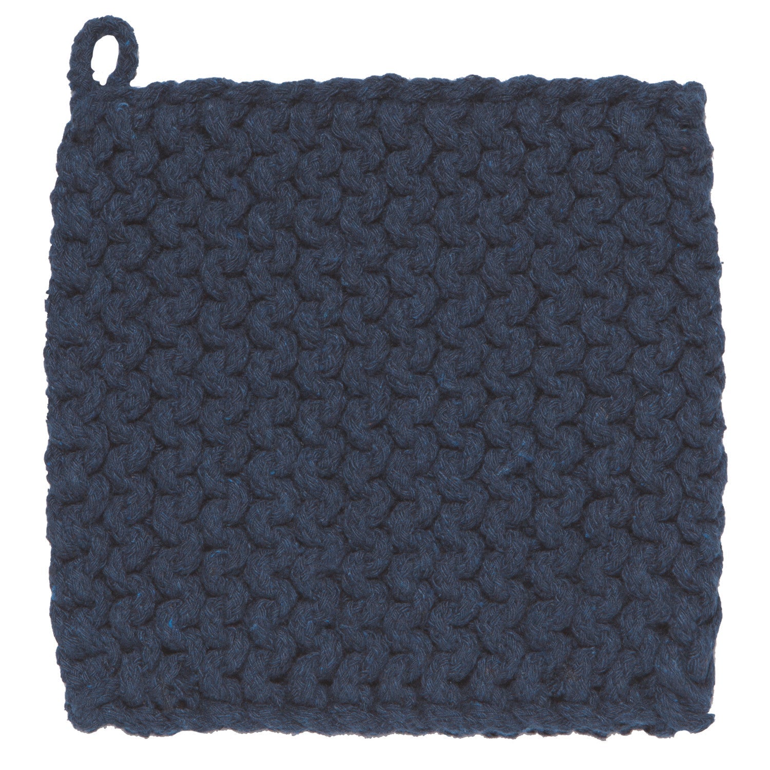 Midnight Blue Knit Potholder - Lady of the Lake