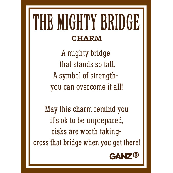 Mighty Bridge - Bridge Charm - Lady of the Lake
