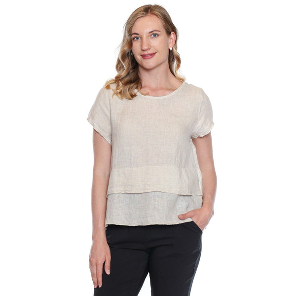 Mila Linen Tiered Top - Lady of the Lake