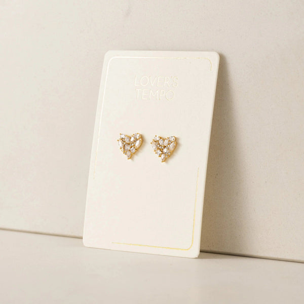 Mini Debut Heart Stud Earrings - Lady of the Lake