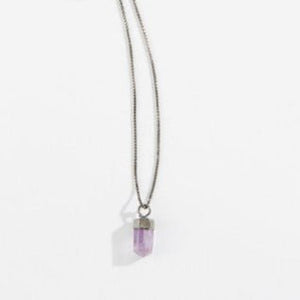 Mini Pendulum Necklace - Amethyst - Lady of the Lake