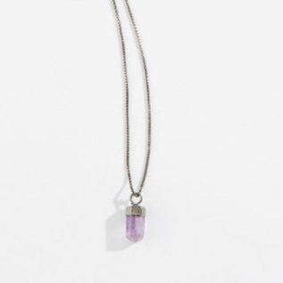 Mini Pendulum Necklace - Amethyst - Lady of the Lake
