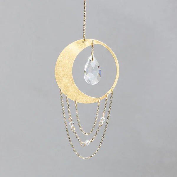 Mini Suncatcher - Crescent Moon / Balance