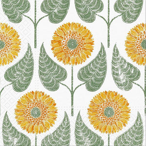 Modern Sunflowers - Paper Napkins