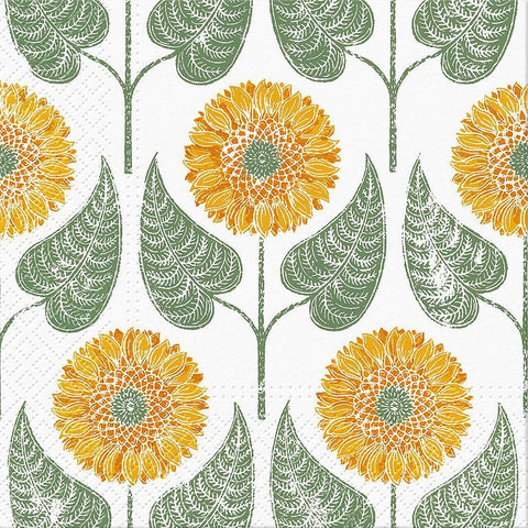 Modern Sunflowers - Paper Napkins