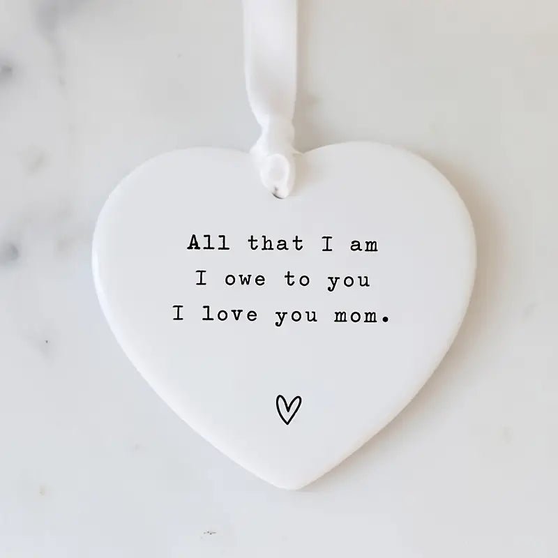 Mom Heart Ornament