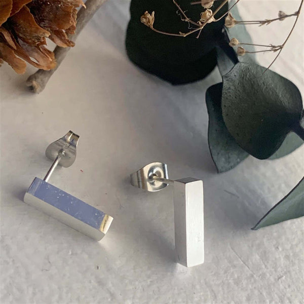 Monolith Minimalistic Stud Earrings - Lady of the Lake