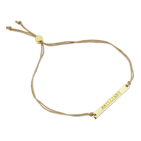 Morse Code Bar Bracelet - Brilliant - Lady of the Lake