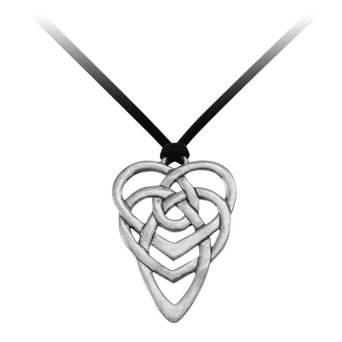 Motherhood Pendant Necklace On Suede Cord - Lady of the Lake