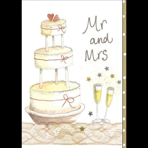 Mr & Mrs - Greeting Card - Wedding