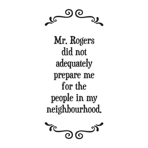 Mr Rogers - Witty Tea Towel - Lady of the Lake