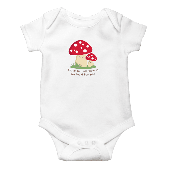 Mushroom In My Heart Onesie