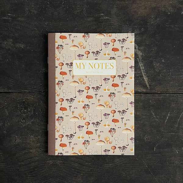 Mushroom Pattern - Notebook - Lady of the Lake