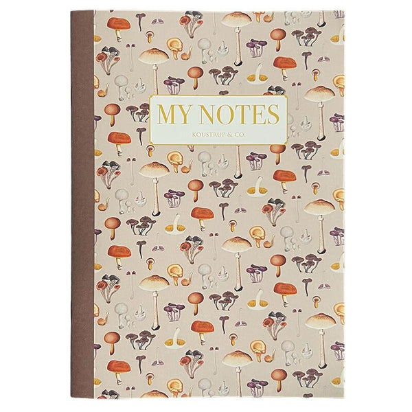 Mushroom Pattern - Notebook - Lady of the Lake