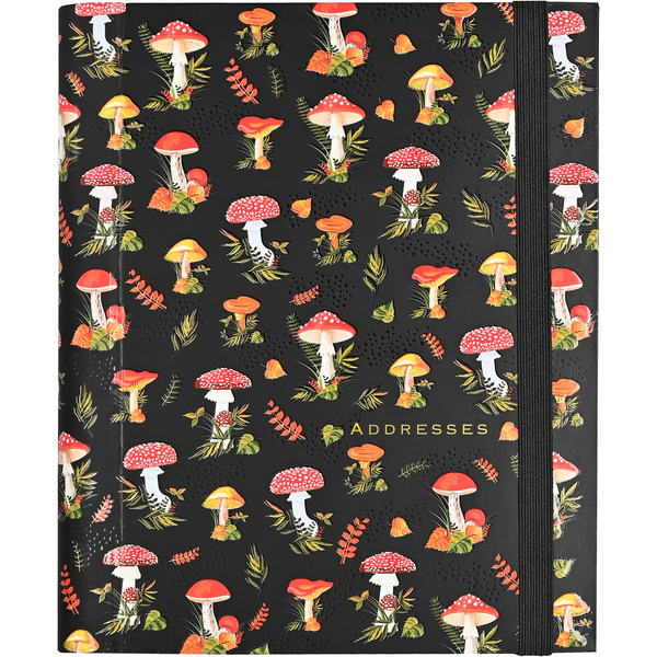Mushrooms Address Book - Large - Lady of the Lake