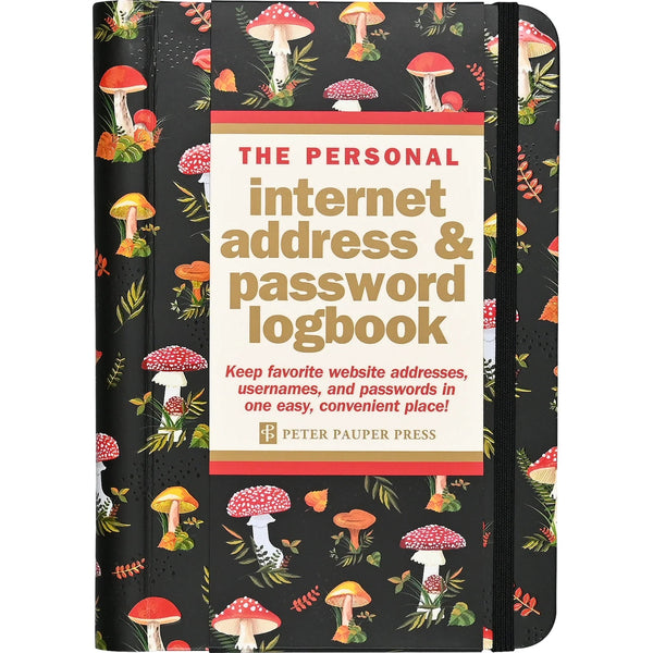 Mushrooms Internet Address & Password Book - Lady of the Lake