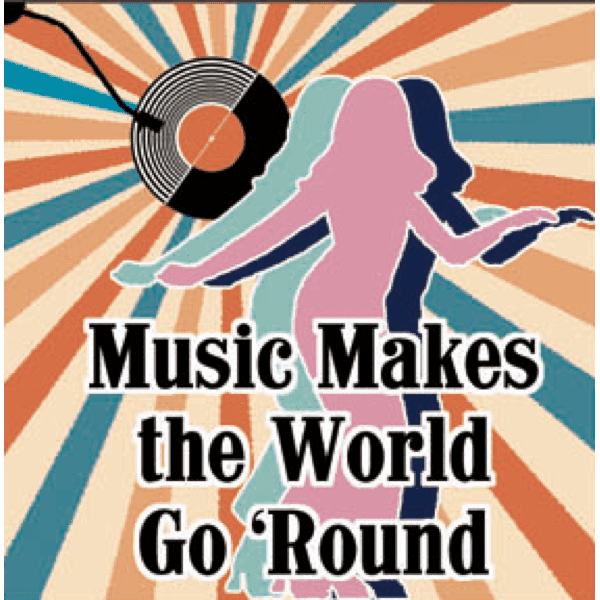 Music Makes The World Go Round - Record Charm - Lady of the Lake