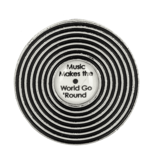 Music Makes The World Go Round - Record Charm - Lady of the Lake