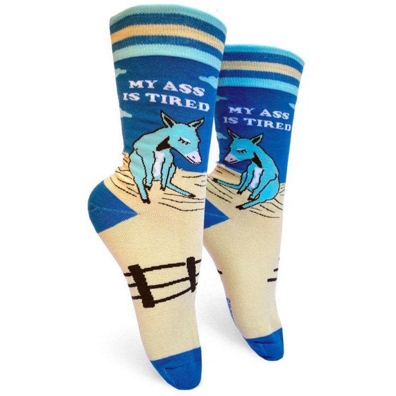 My Ass Is Tired - Women's Crew Socks