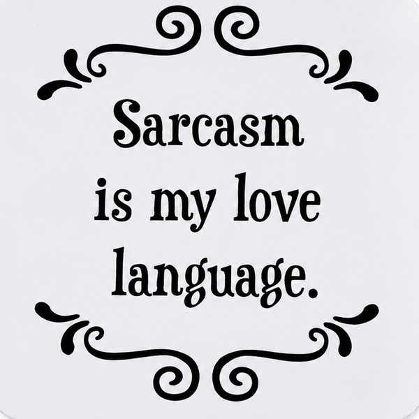 My Love Language - Witty Coaster - Lady of the Lake