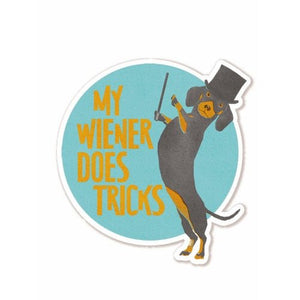 My Weiner Does Trick Sticker