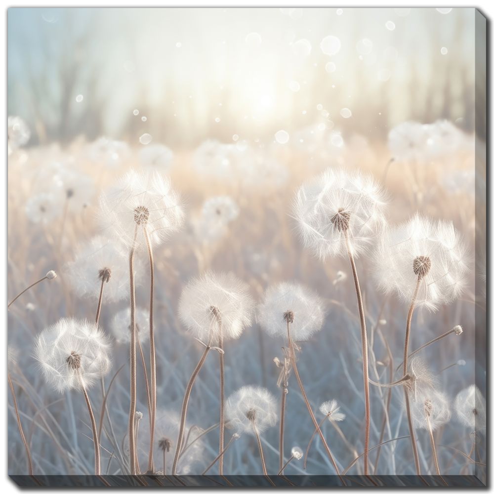 Mystical Wild Dandelions II - Printed Canvas