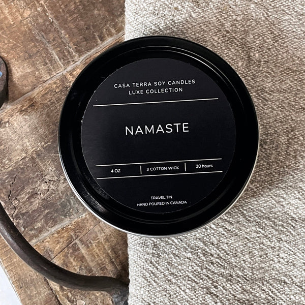 Namaste - Soy Travel Tin Candle