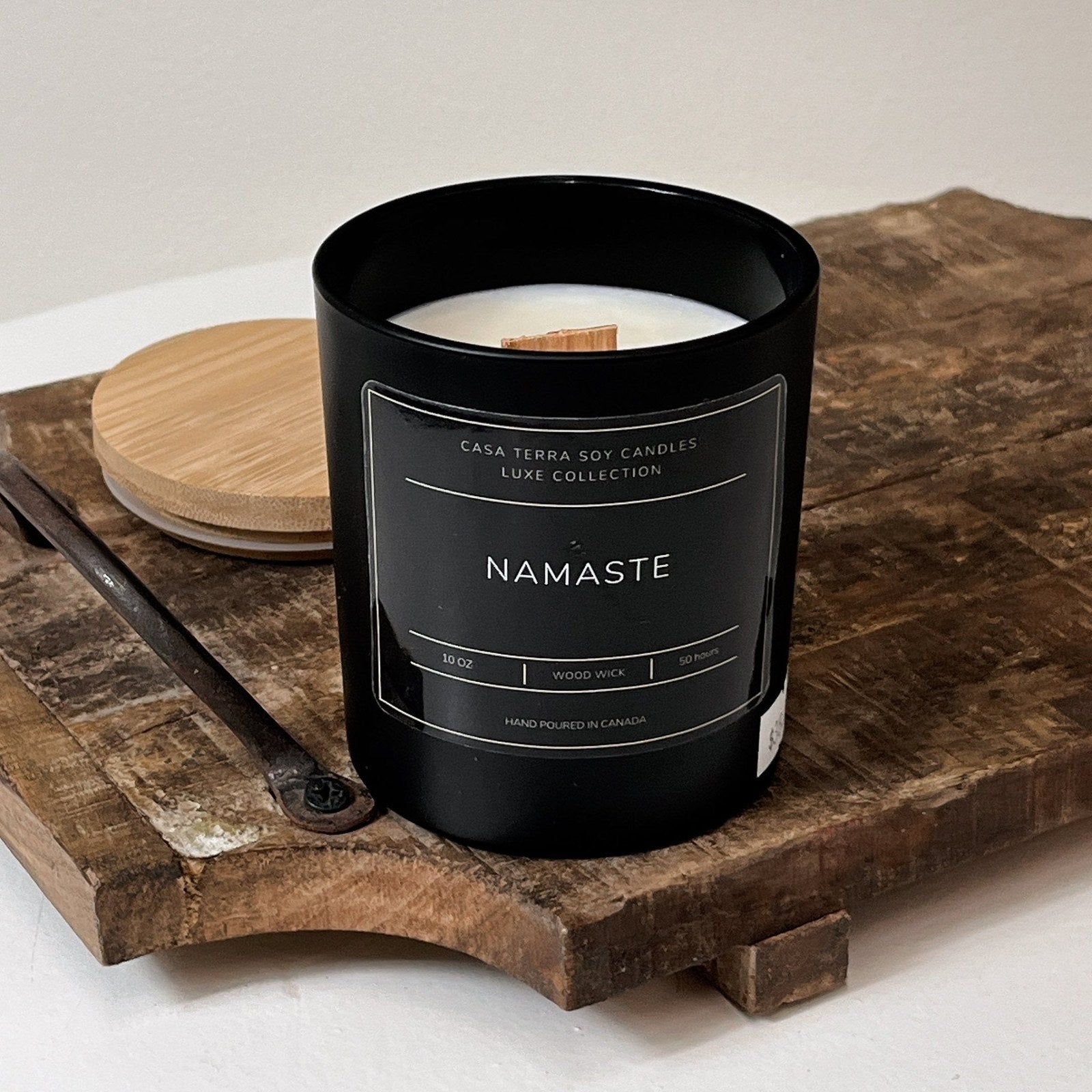 Namaste - Soy Wood Wick Candle