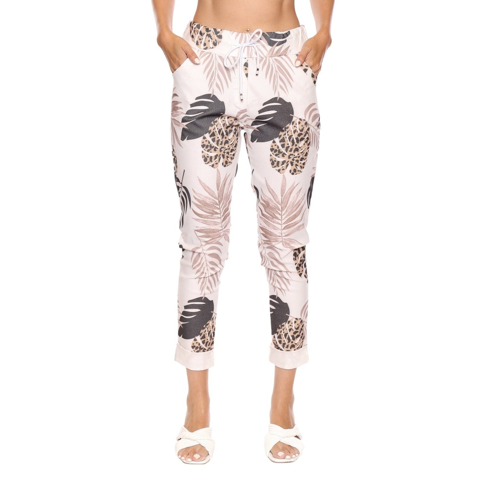 Nani Tropical Printed Pants - Lady of the Lake