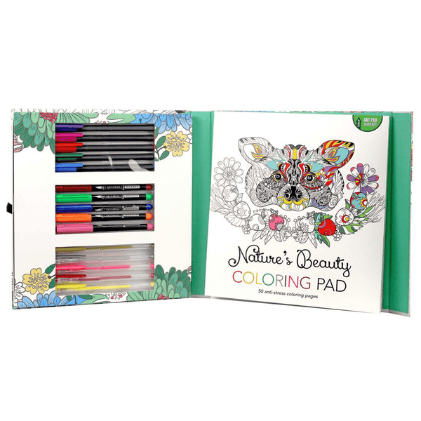 Nature's Beauty Colouring Pad Kit - Lady of the Lake