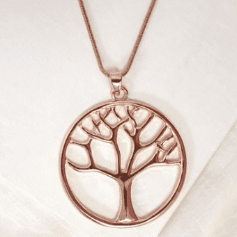 Necklace With Tree Of Life Pendant