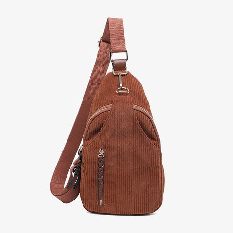 Nikki Corduroy Sling Bag - Lady of the Lake