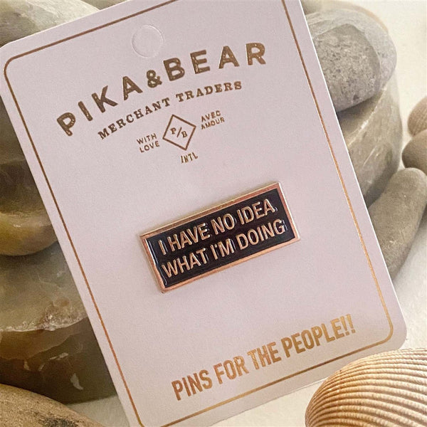 No Idea True Statement Lapel Pin - Lady of the Lake