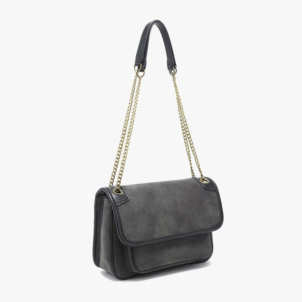 Nola Vegan Suede Crossbody Bag - Lady of the Lake