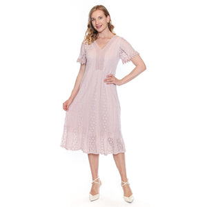 Nora Lace Dress With Sleeve Lady of the Lake Nora Lace Dress With Sleeve Lady of the Lake