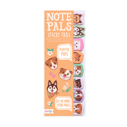 Note Pals Sticky Tabs - Playful Pups