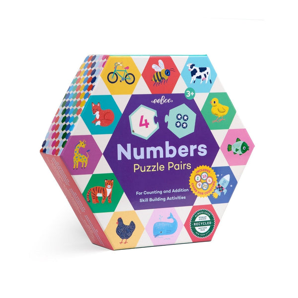 Numbers Hexagon Puzzle Pairs - Lady of the Lake