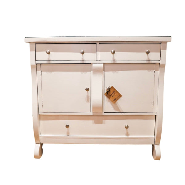 Oak Buffet With Glass Top - Lady of the Lake