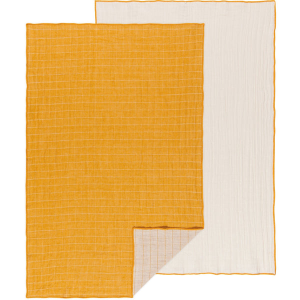 Ochre Double Gauze Dishtowels - Set of 2 - Lady of the Lake