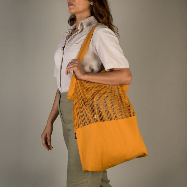 Ochre Mercado Tote Bag - Lady of the Lake