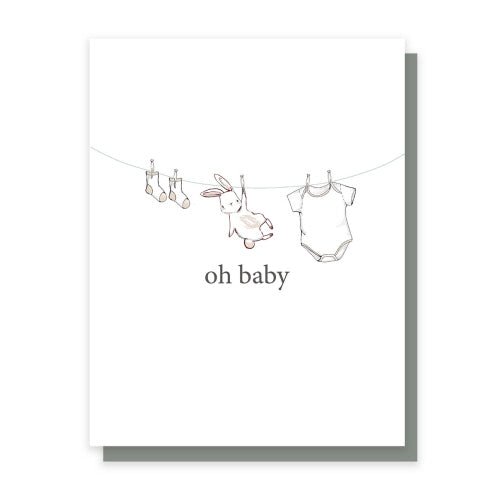 Oh Baby - Greeting Card - Baby