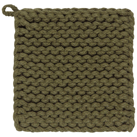 Olive Branch Knit Potholder - Lady of the Lake