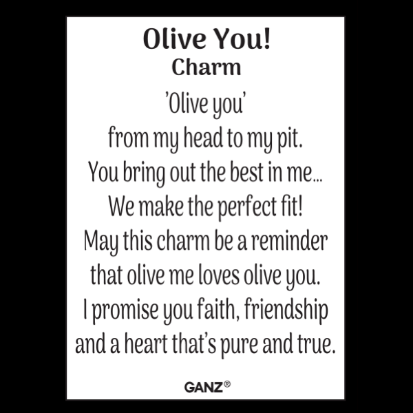 Olive You - Olive Charm - Lady of the Lake