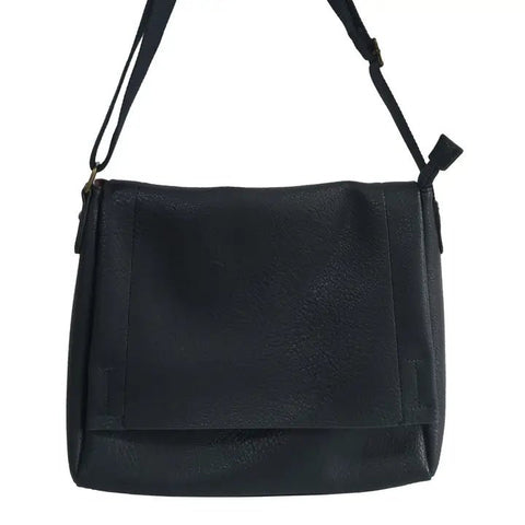 Olivia Leatherette Messenger Bag