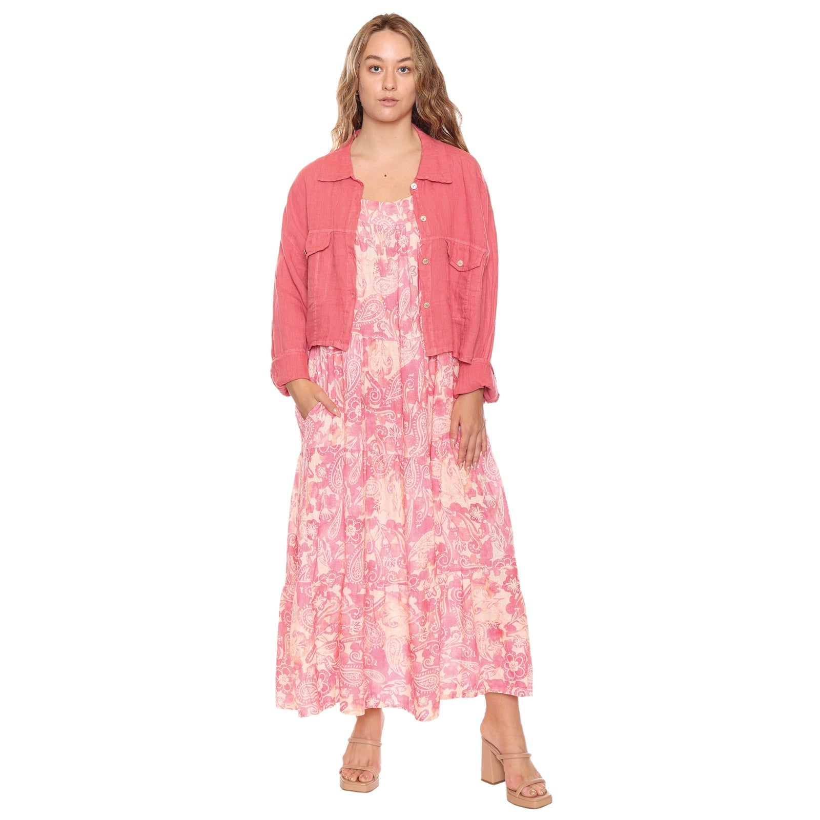 Olivia Linen Jacket - Lady of the Lake