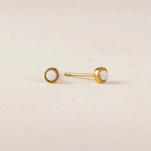 Opal Stud Earrings - Lady of the Lake