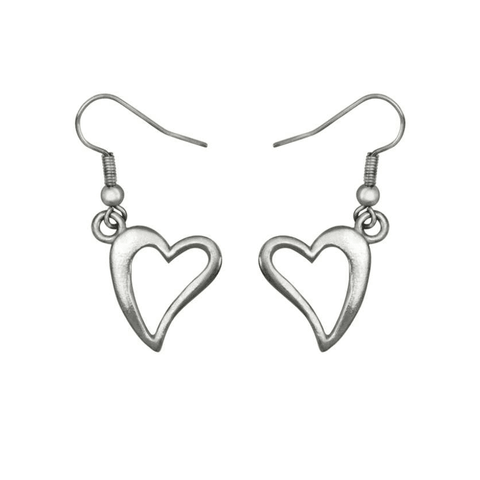Open Heart Earrings - Lady of the Lake
