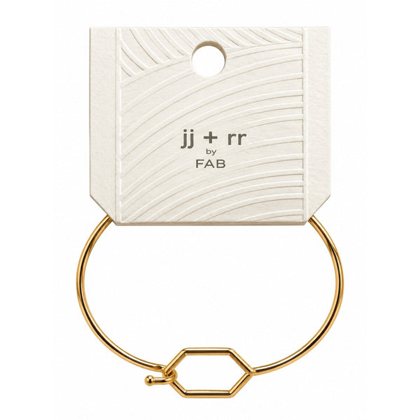 Open Hexagon Bangle Bracelet - Lady of the Lake
