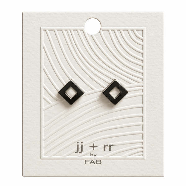 Open Square Stud Earrings - Lady of the Lake